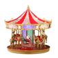 Mr. Christmas 12in. Animated Crystal Very Merry Carousel - image 1