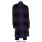 Womens 89th & Madison Long Sleeve open Front Plaid Duster - image 2