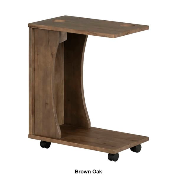 South Shore Kodali Rectangular Mobile Side Table for Laptop
