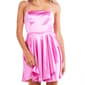 Juniors Emerald Sundae Eiffel Satin Skater Dress - image 6