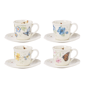Lenox® Butterfly Meadow® Espresso Cup & Saucers - Set of 4 - image 1