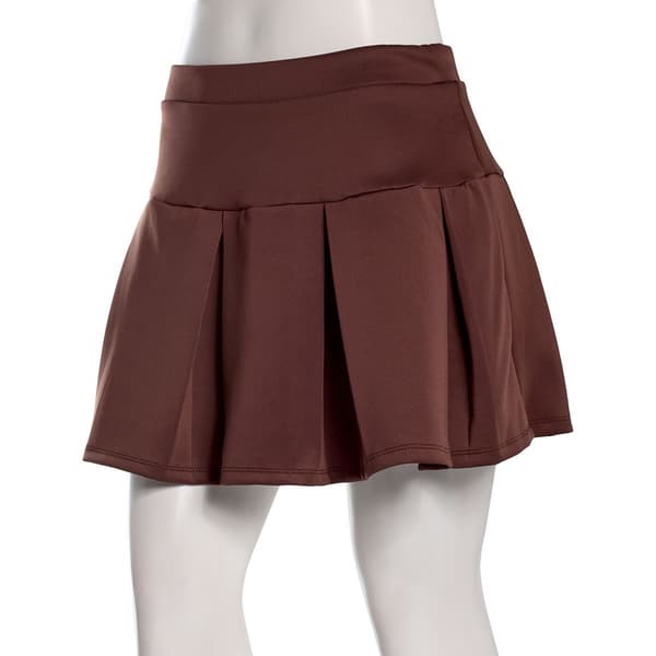 Juniors No Comment Scuba Pleat Skort w/ Shorts - image 