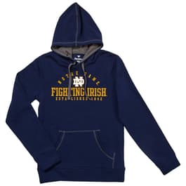 Mens Fanatics Notre Dame Pullover Hoodie - Navy