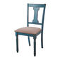 Linon Home Decor Willow Side Chair - Teal Blue - image 1