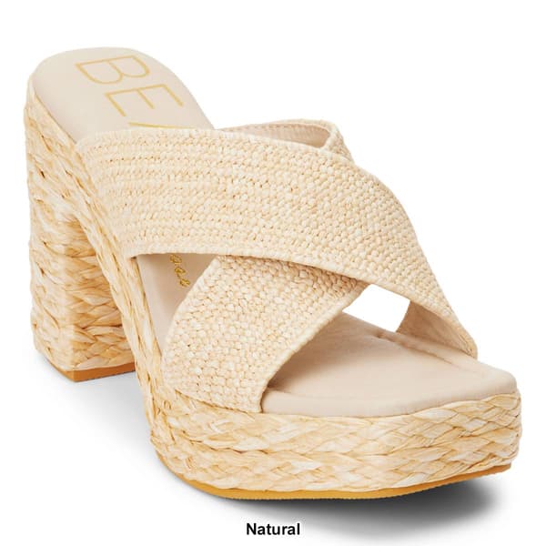 Womens Beach by Matisse Caravan Heeled Slide Sandals