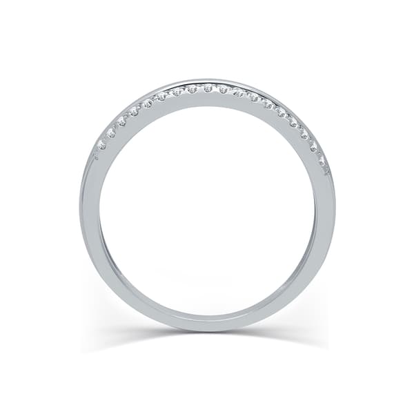 Endless Affection&#8482; 1/10ctw. Diamond Sterling Silver Split Band