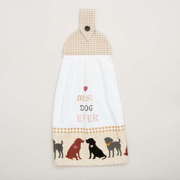 Best Dog Ever Tie Kitchen Towel - image 