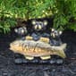 Northlight Seasonal 10in. Bear Family Welcome Sign Garden Statue - image 2