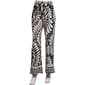 Womens Harlow & Rose Tie Waist Leaf Dot Wide Leg Pants - image 1
