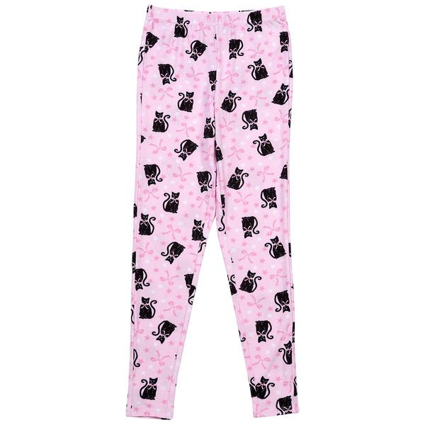 Girls (7-16) Jolie & Joy Bow Kitty Yummy Leggings