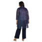 Plus Size R&M Richards Crinkle 3pc. Pants Set - image 3