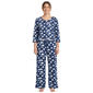 Plus Size Pillow Talk 3/4 Sleeve Cats/Clouds Wide Leg Pajama Set - image 2