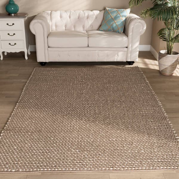 Baxton Studio Colemar Modern &amp; Contemporary Wool Dori Blend Rug