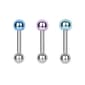3pk. 16-Gauge Surgical Steel Metallic Pastel Cartilage Set - image 1