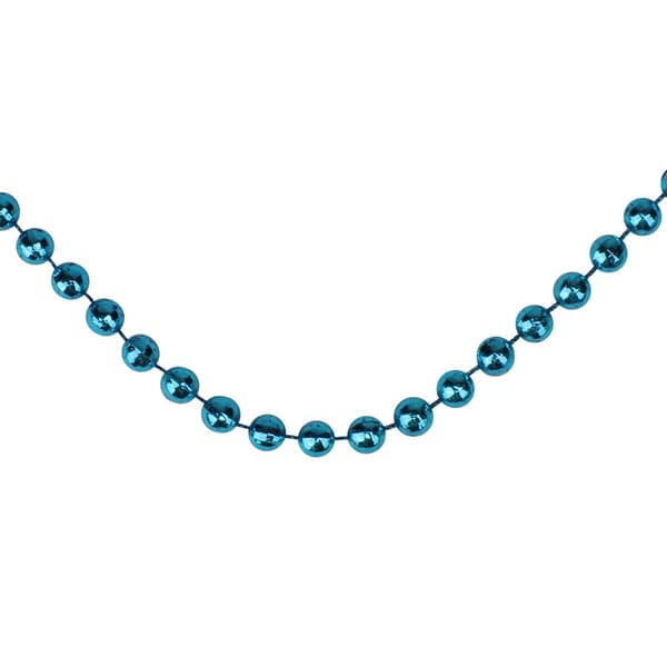 Northlight Seasonal Metallic Blue Beaded Christmas Garland