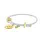 Shine Crystal Butterfly Amazonite Stone Leather Bracelet - image 2