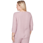 Womens Alfred Dunner Vintage Charm 3/4 Sleeve Blouse - image 2