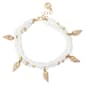 Steve Madden Vintage Luxe Shell Beaded Layered Bracelet - image 1