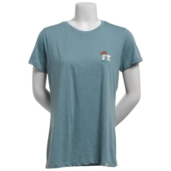 Womens Mountain and Isles Seek the Outdoors Mushroom Graphic Tee - image 