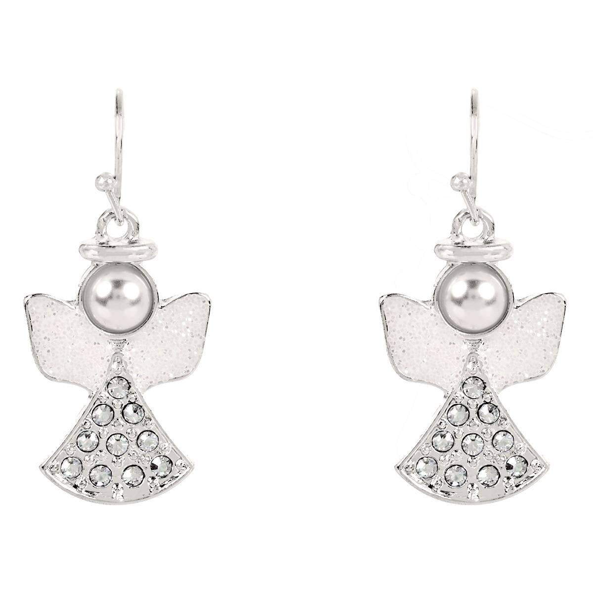 Holiday Angel Drop Earrings