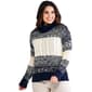 Plus Size Jason Maxwell Long Sleeve Cable Cowl Neck Sweater - image 1