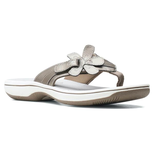 Womens Clarks(R) Cloudsteppers(tm) Brinkley Flora Flip Flops - image 