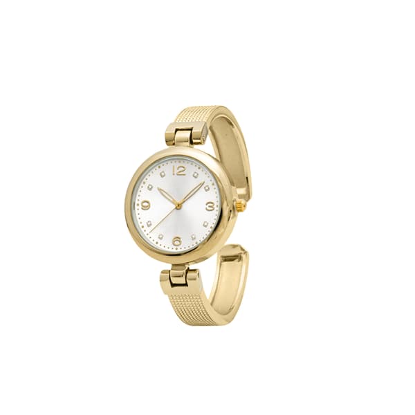 Womens Gold-Tone Sunray Dial Quartz Watch - 14888G-07-B27 - image 