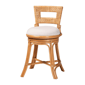 bali & pari Amina Handwoven Natural Rattan Counter Stool - image 1