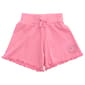 Toddler Girl Pink Angel&#40;tm&#41; Smiley Face Stud Lettuce Edge Rib Shorts - image 1
