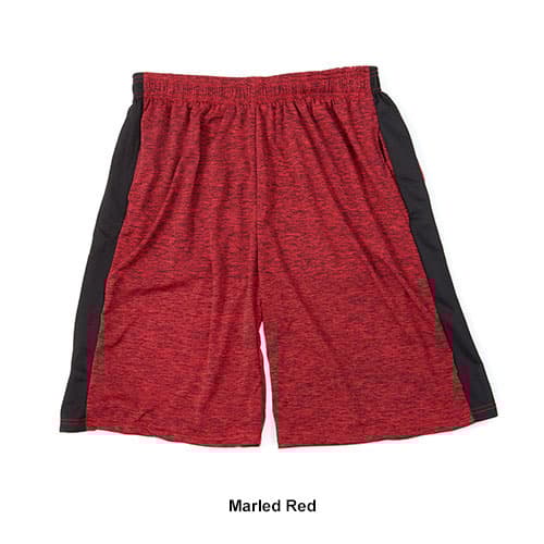 Mens Cougar® Sport Marled Stripe Dryformance Active Shorts