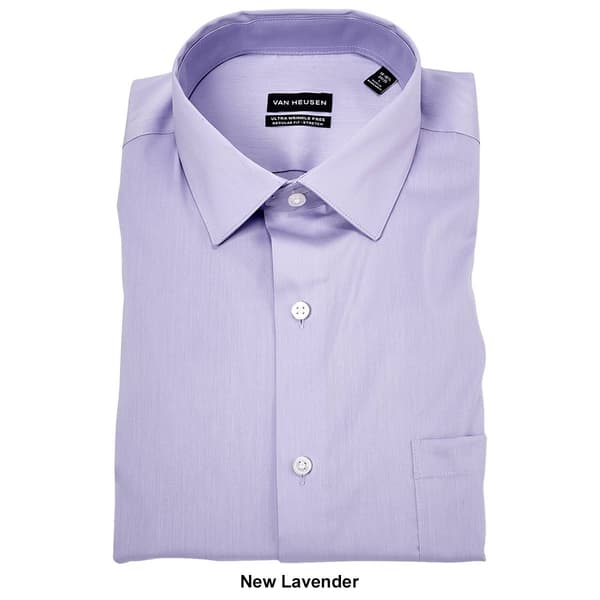 Mens Van Heusen® Regular Fit Wrinkle Free Long Sleeve Dress Shirt - image 