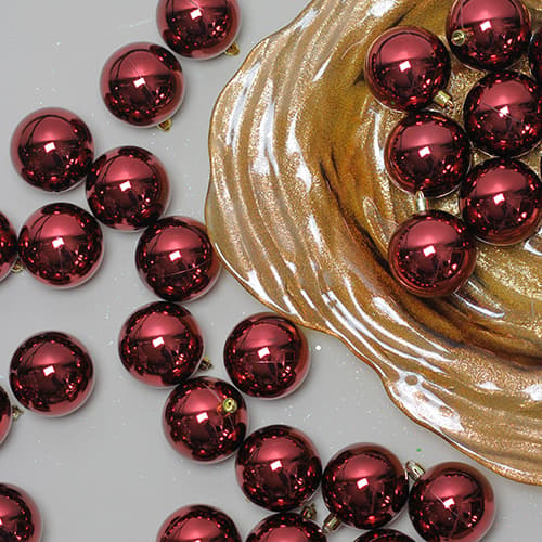 Northlight Seasonal 60pc. Shiny Shatterproof Ball Ornaments - image 