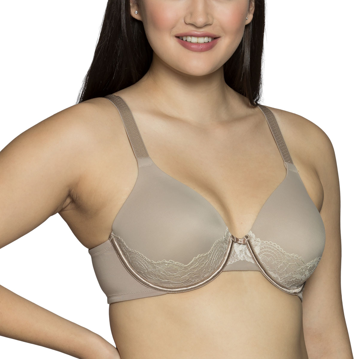 Open Video Modal for Womens Vanity Fair&#40;R&#41; Beauty Back&#40;R&#41; Underwire Bra with Lace 0076382