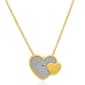 Accents by Gianni Argento Diamond Accent Double Heart Pendant - image 1