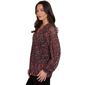 Womens Skye''s the Limit Wild Romance Long Sleeve Floral Blouse - image 4
