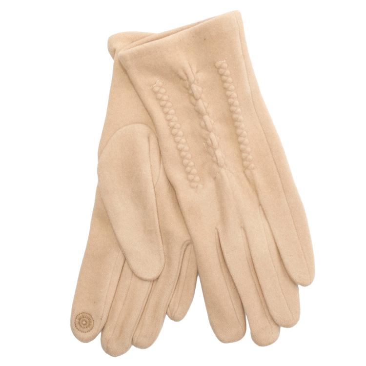 Womens Nanette Lepore Solid With Texture Gloves