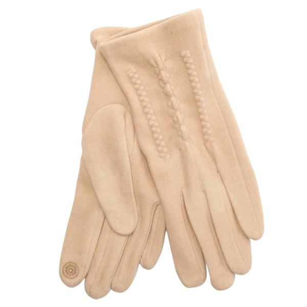 Womens Nanette Lepore Solid With Texture Gloves - image 
