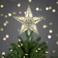 Northlight Seasonal 9in. LED Gold Glitter Star Tree Topper - image 3