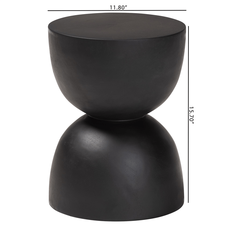 bali & pari Nomiki Solid Suar Wood End Table
