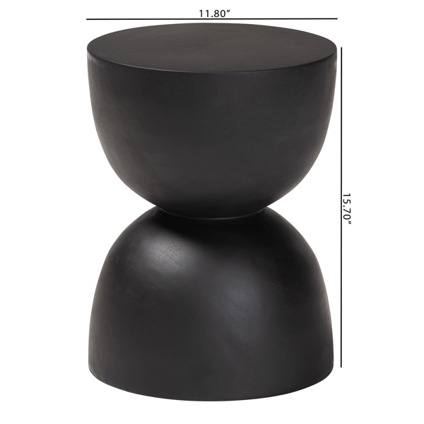 bali & pari Nomiki Solid Suar Wood End Table