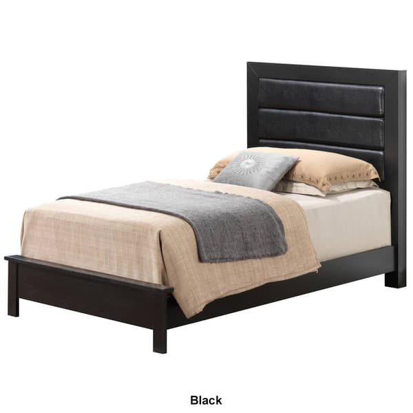 Passion Furniture Burlington Upholstered Bed Frame - Twin