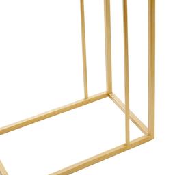 9th & Pike® Gold Metal Contemporary Accent Table