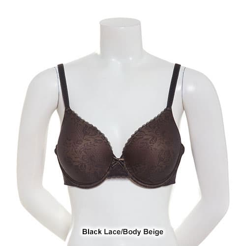 Maidenform Women's Comfort Devotion Embellished Bra, Latte/Black,34B •  Price »