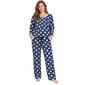 Plus Size Pillow Talk Long Sleeve Owls Long Leg Pajama Set - image 1