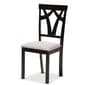 Baxton Studio Telma Modern Dark Brown Wood 5pc. Dining Set - image 2