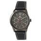 Mens Caribbean Joe Black Strap Watch - CJ7040GU - image 1