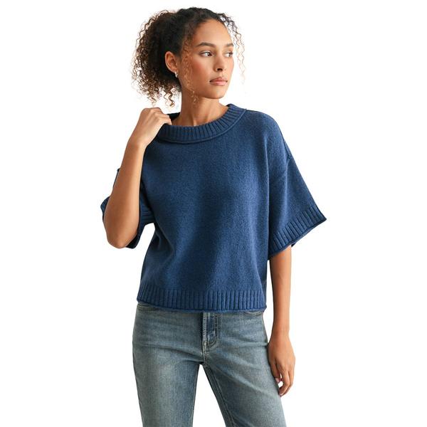 Womens CITY BLUES Broome Elbow Sleeve Crop Sweater - image 