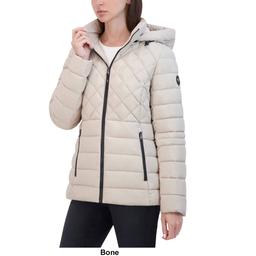 Womens HFX Stretch Puffer Jacket w/Sherpa Trim