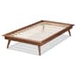 Baxton Studio Karine Walnut Brown Wood Twin Platform Bed Frame - image 3