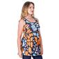 Womens 24/7 Comfort Apparel Butterfly Scoop Neck Tank Top - image 2